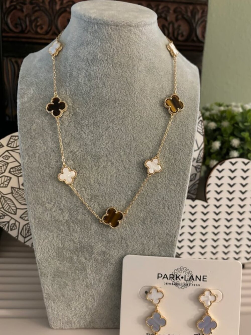 Park Lane Macchiato Necklace and Earrings Set